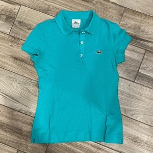 Lacoste | Teal Polo | Size 34 / XS / S